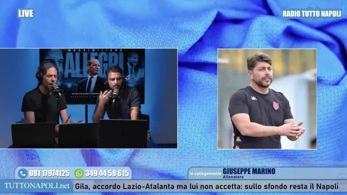 Allegri-Napoli, Marino: "Scelta pragmatica di ADL. Gioco? La qualità la danno i giocatori"