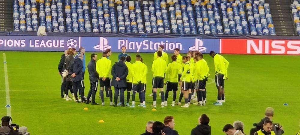 FOTO&VIDEO TN - Genk in campo al San Paolo per la consueta rifinitura