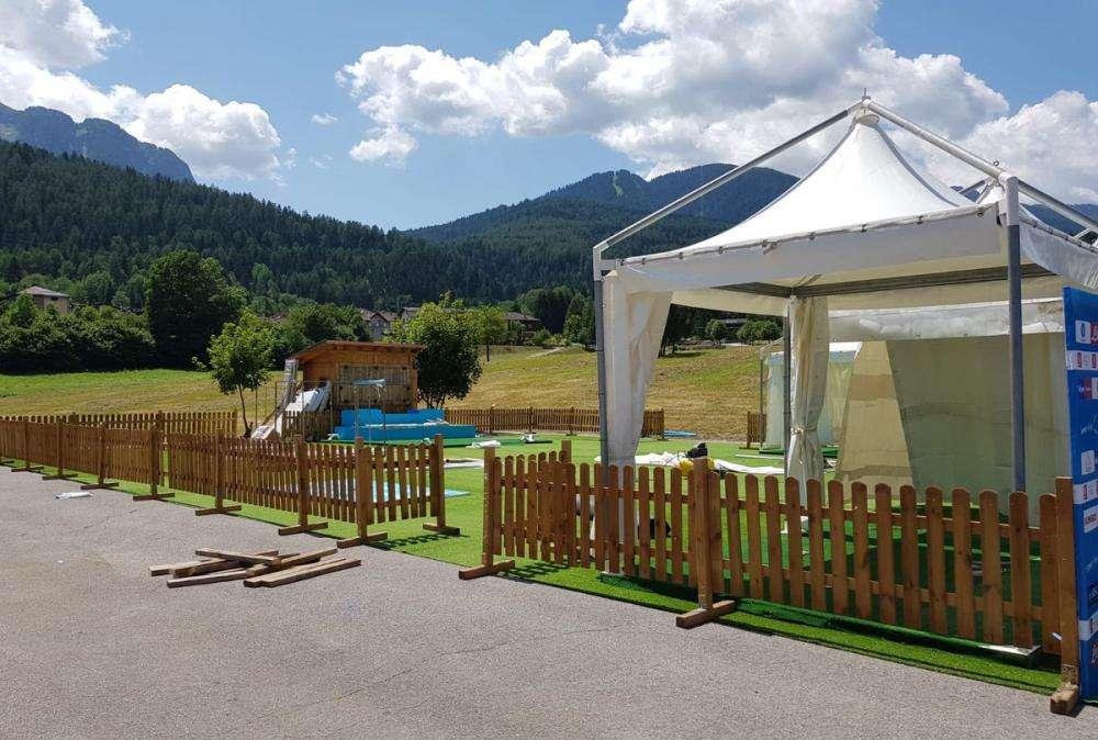 FOTOGALLERY - Dal campo di Carciato al villaggio, tutto pronto a Dimaro per l'arrivo del Napoli