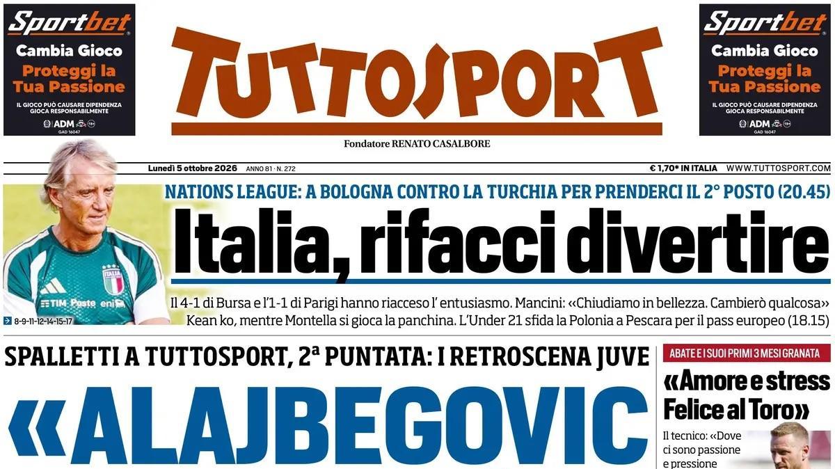 Spalletti a Tuttosport: "Alajbegovic vi stupirà"
