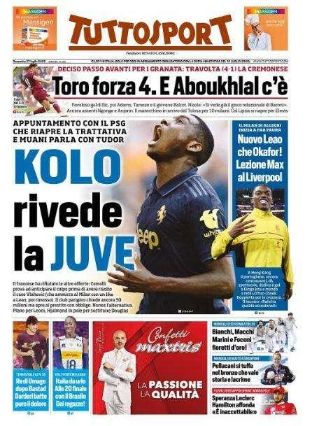 Tuttosport ottimista: "Kolo Muani rivede la Juve"