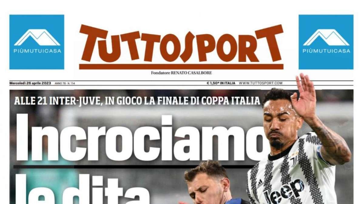 PRIMA PAGINA - Tuttosport: "Incrociamo le dita"