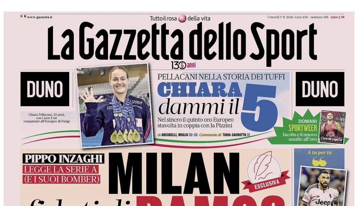 "Bonucci nell'Italia di Mancini": la prima de La Gazzetta dello Sport