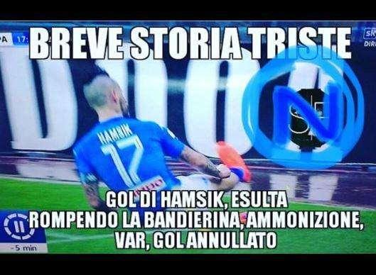 FOTO - Hamsik ironizza sul gol annullato: "Comunque un'altra vittoria importante"