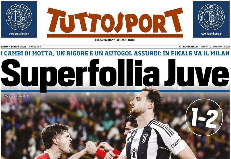 Tuttosport: "Superfollia Juve" 