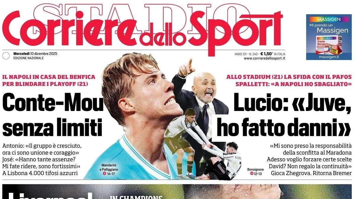 Sfida nella sfida, Cds: "Conte-Mou, senza limiti"