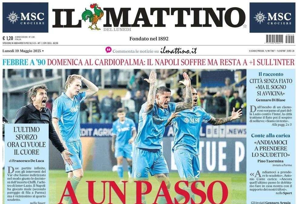 Il Mattino: "A un passo"