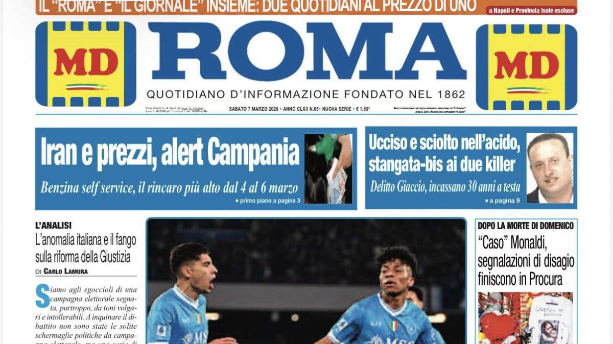 Il Roma: "Scatto Champions"