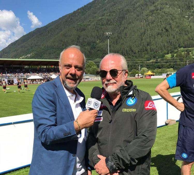 FOTO - Kiss Kiss, De Maggio annuncia: "Nel pomeriggio intervista al presidente De Laurentiis"