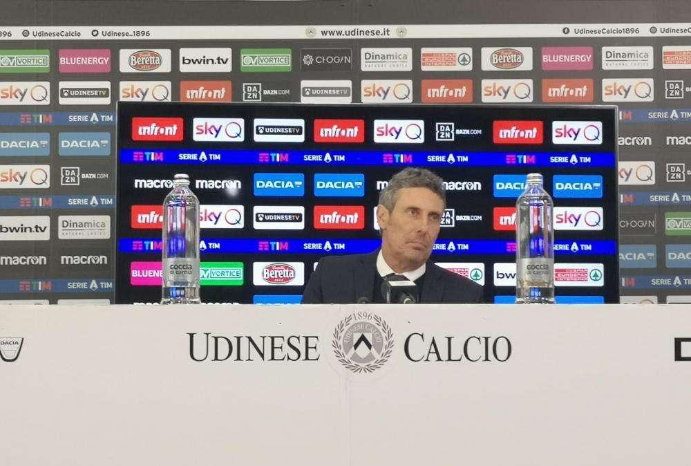 Udinese, Gotti in conferenza: "Così fa male, Ospina ha salvato l'1-2 e poi quel palo su De Paul..."