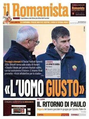 Il Romanista e la scelta Ranieri: "L'uomo giusto"