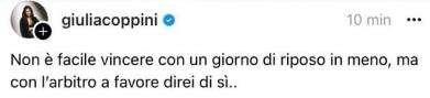 Simeone, stoccata della moglie a Lautaro. Poi il post social viene cancellato