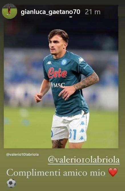 Promozione in Primavera 1, Gaetano si congratula con Labriola: "Complimenti amico mio"