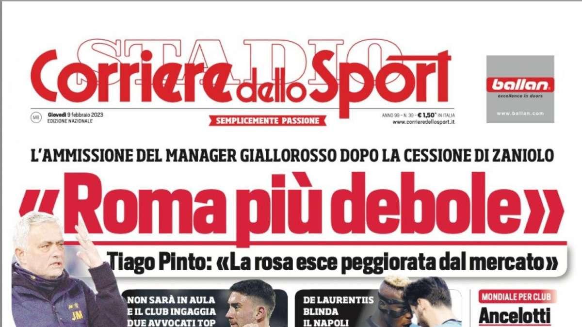PRIMA PAGINA - CdS: “ADL: 'Osimhen e Kvara non sono in vendita'"