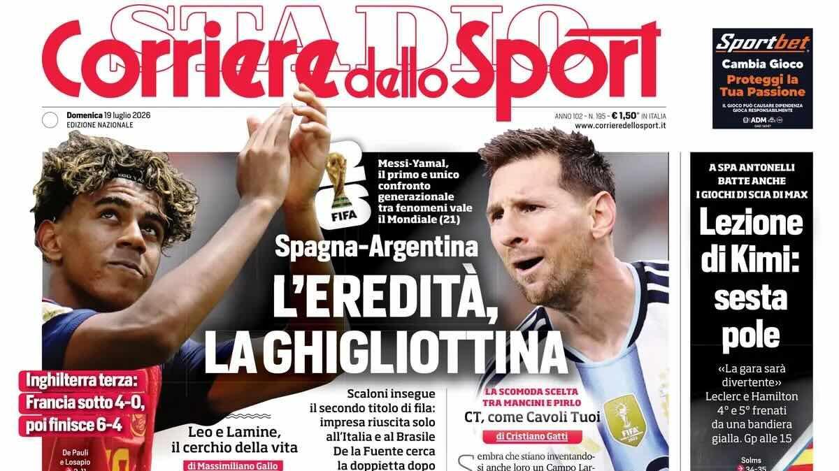 Allegri cambia il Napoli, Corriere dello Sport: "4-3-3 e Vergara mezzala"
