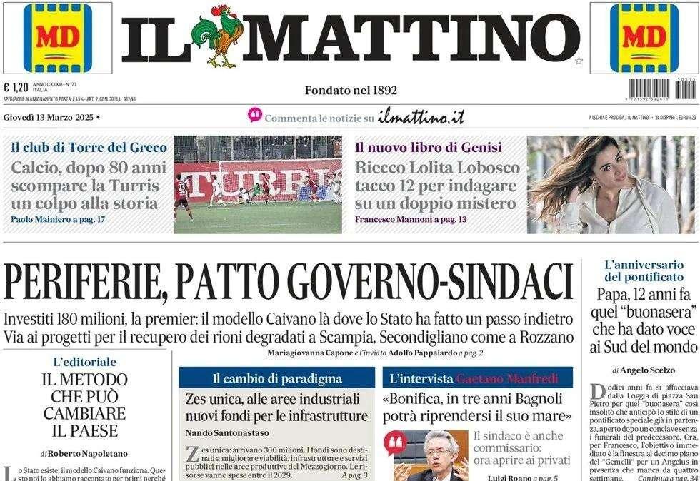 Il Mattino: "DeLa-Conte, attenti a quei due"