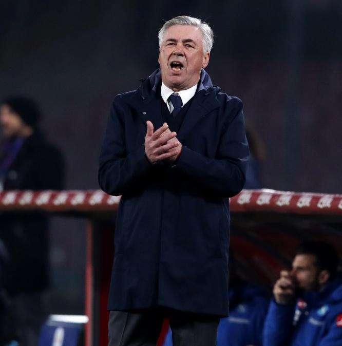 Ancelotti a Sky: "Gara seria e obiettivo raggiunto! Ounas fa cose speciali, quanta qualità! Sul sorteggio e la sfortuna..."