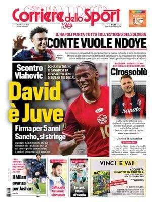 Corriere dello Sport: "Conte vuole Ndoye: tutto sull'esterno del Bologna"