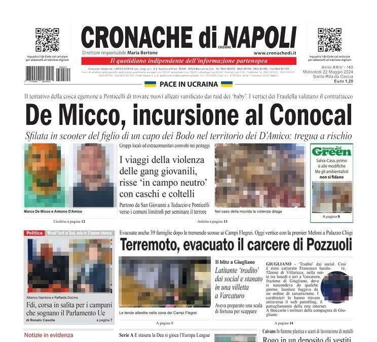 Cronache di Napoli sul bivio di Gasperini: "Rinnovo con l'Atalanta o avventura al Napoli"