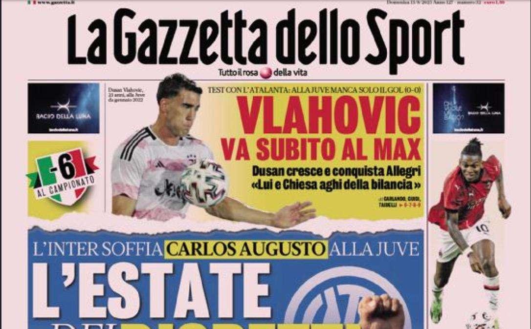 PRIMA PAGINA - Gazzetta dello Sport: "L'estate dei dispetti"