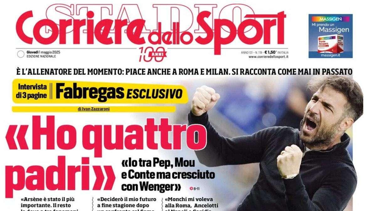 Corriere dello Sport: "Corazon Inter. Inzaghi mette sotto il Barcellona"