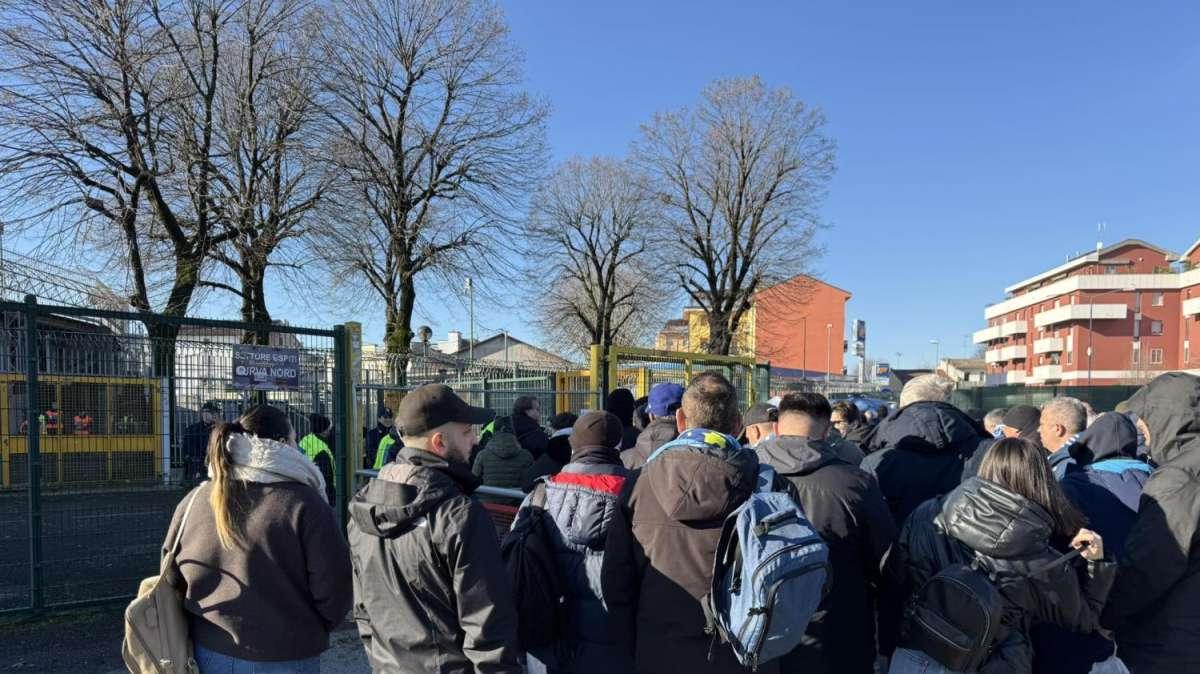 Invasione azzurra a Cremona: c'è già fila nel Settore Ospiti allo Zini
