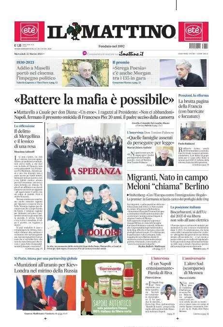 PRIMA PAGINA - Il Mattino intervista Gigi Riva: "È un Napoli entusiasmante"