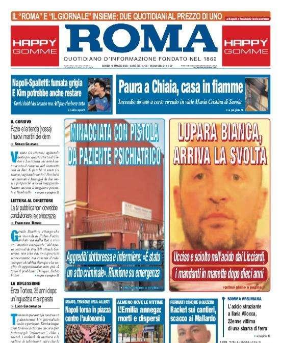PRIMA PAGINA - Il Roma su Kim: "L'addio del difensore non è così scontato"