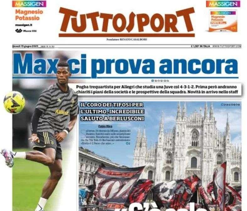 PRIMA PAGINA - Tuttosport: "Max ci prova ancora"