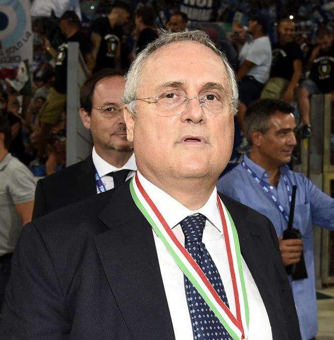 Lotito: "Napoli e Lazio hanno gli stessi colori, che vinca il migliore!"