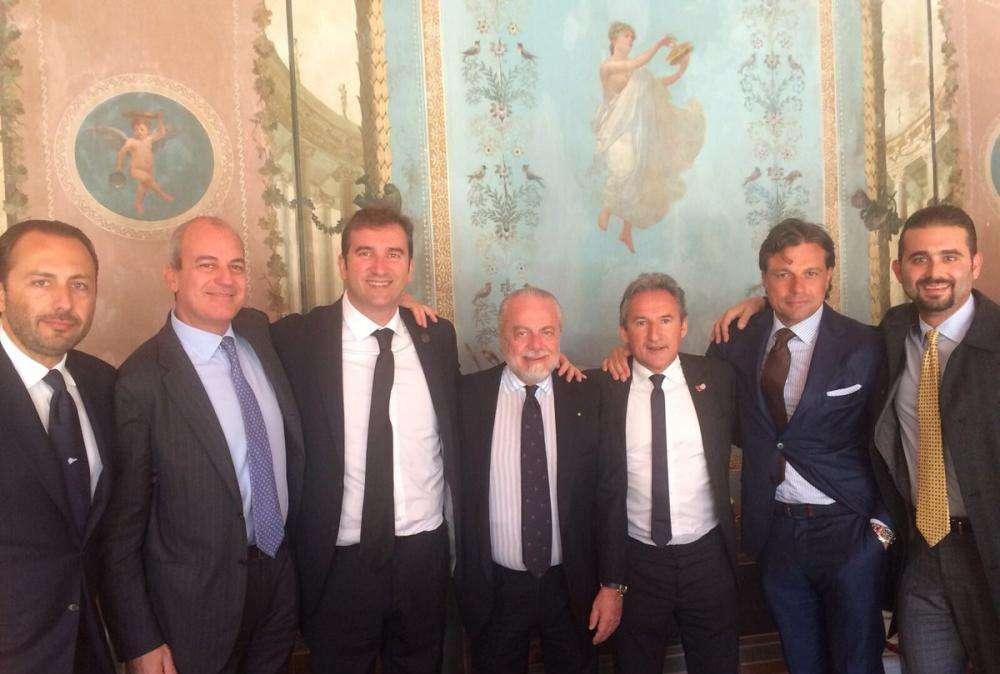 FOTO - SSC Napoli: "Pranzo Uefa con il City all'insegna del fair-play"