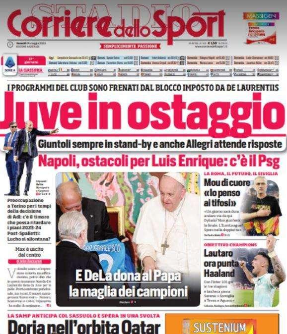 PRIMA PAGINA - CdS sull'allenatore: "Ostacoli per Luis Enrique"