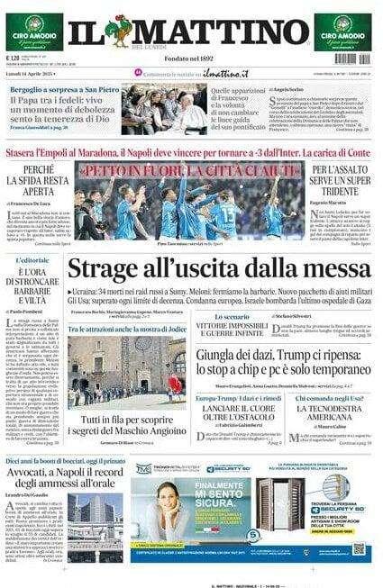 Il Mattino: "La carica di Conte: 'Petto in fuori. La città ci aiuti'"