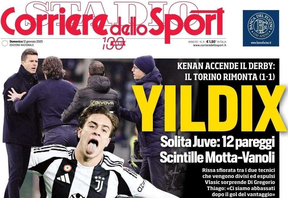 Corriere dello Sport apre con le parole di Conte: "Kvara vuole andar via"