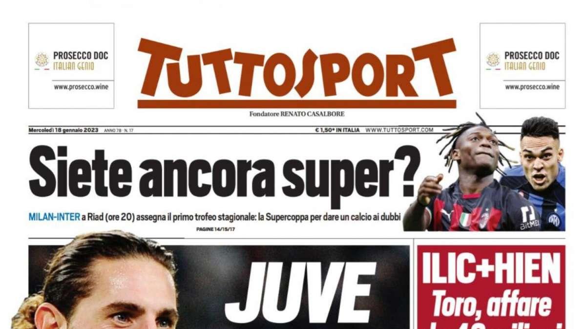 PRIMA PAGINA - Tuttosport: "Ballardini Spaccanapoli"