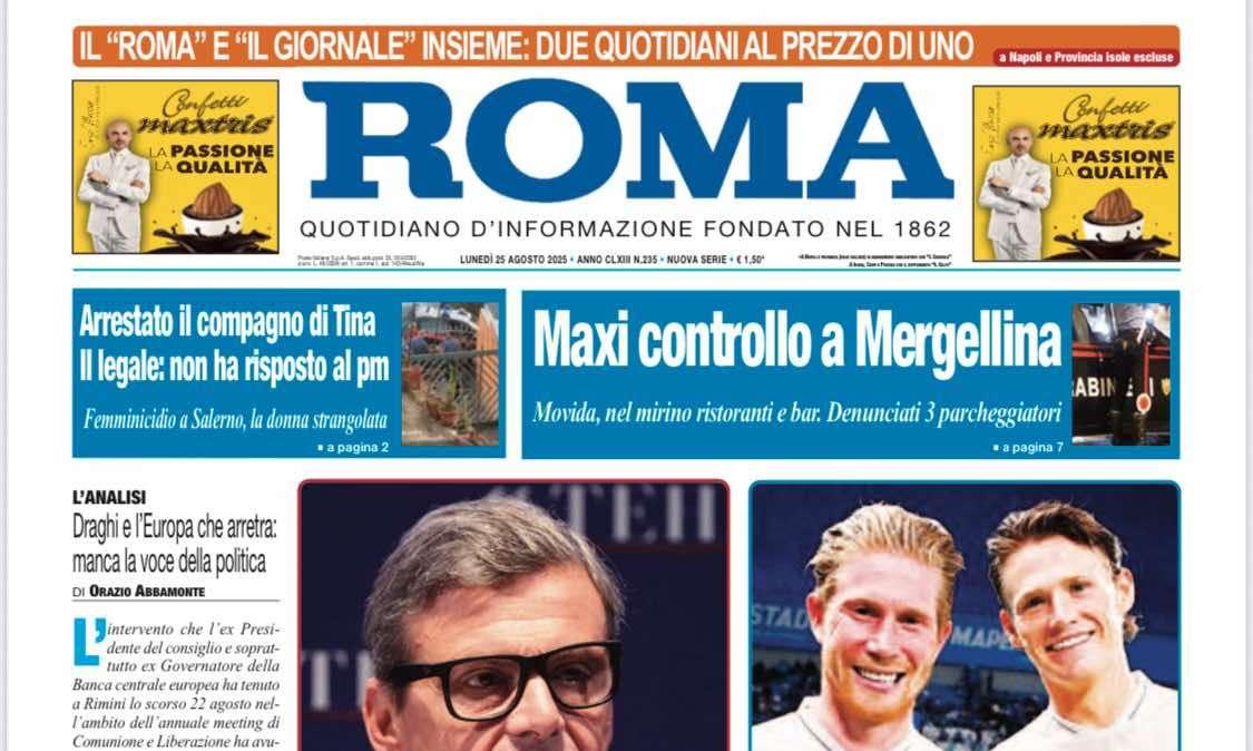 Il Roma: "Kevin e Scott, Napoli sogna"
