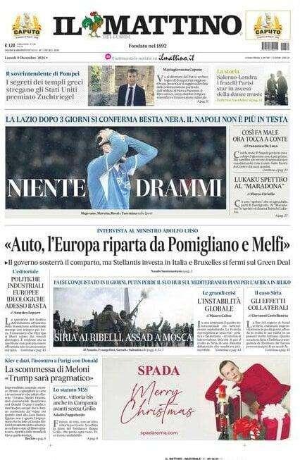 Il Mattino: "Niente drammi"