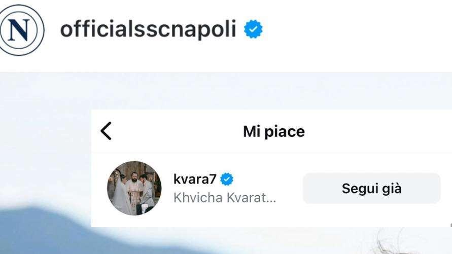 La carica di Conte conquista Kvara: arriva il "like" del georgiano
