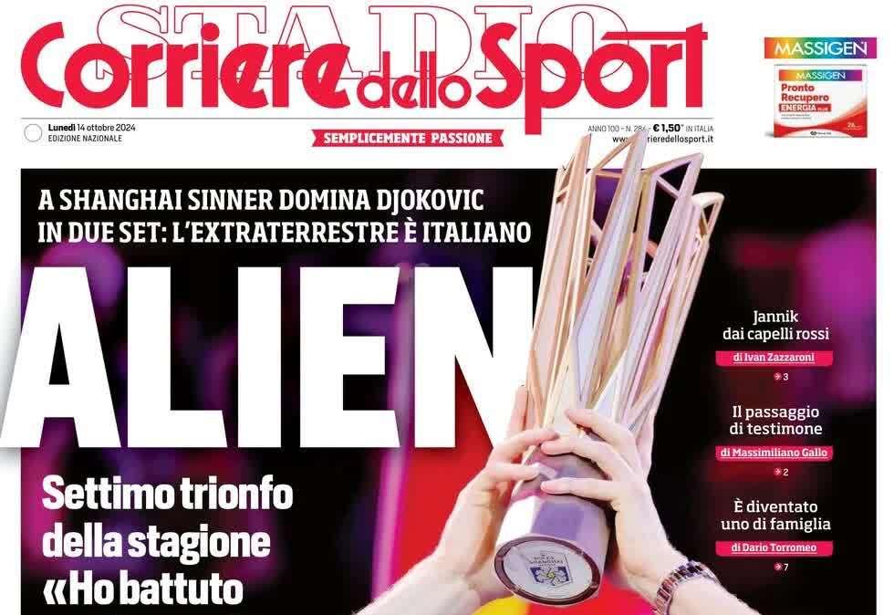 Corriere dello Sport sulla nazionale: "L'Italia gioca in un bunker"