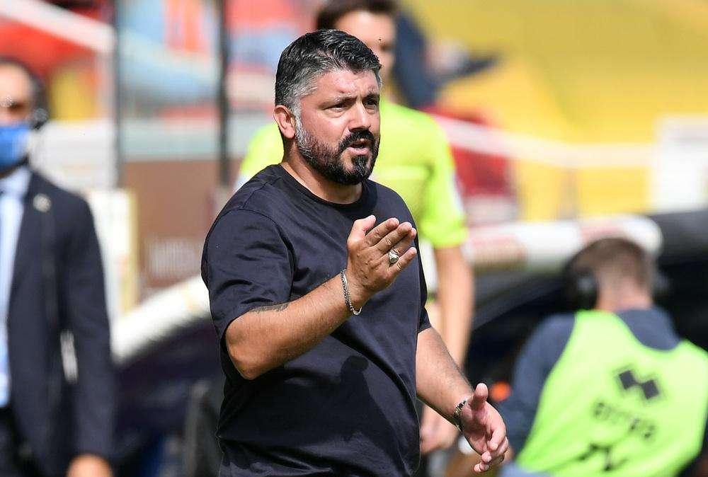Gattuso a Sky: "Ci manca intensità, era preparata su due moduli. Koulibaly? Se rimane sono contento, su Osimhen e Lozano..."