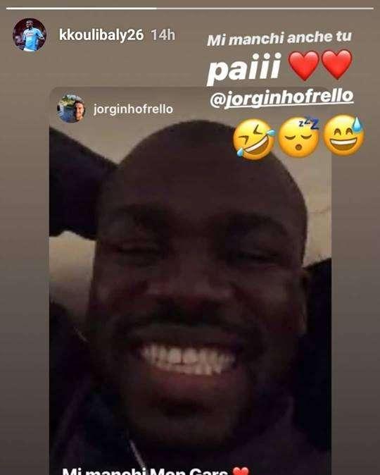 FOTO - "Mi manchi!", Koulibaly e Jorginho si lanciano messaggi d'affetto sui social