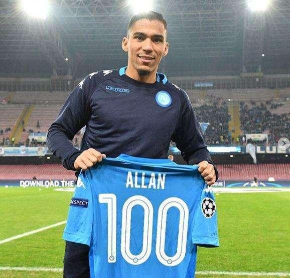 FOTO - Allan festeggia le 100 presenze: "Felicissimo per questo traguardo. Qualificazione? Ci crediamo"