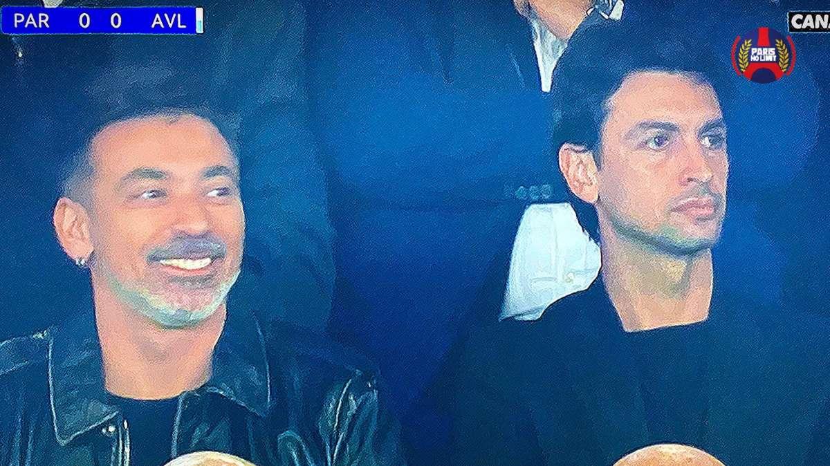 Dopo Napoli, Lavezzi visita l'altra ex squadra: è allo stadio per PSG-Aston Villa