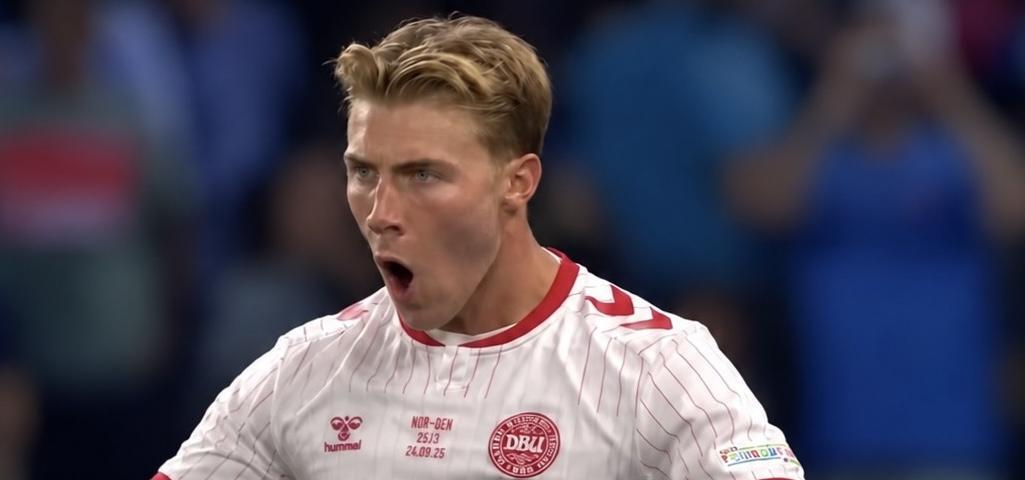 Hojlund-gol non basta alla Danimarca: super Haaland trascina la Norvegia alla vittoria