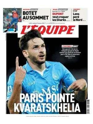 L'Equipe conferma: "Parigi punta Kvaratskhelia"