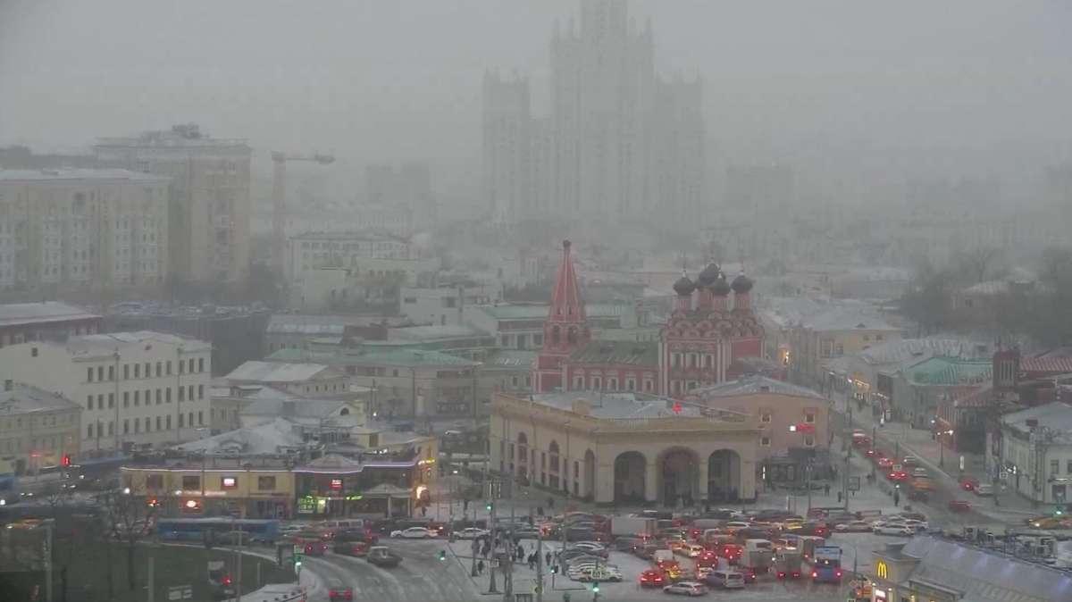 FOTO - Temperature glaciali per Spartak-Napoli: a Mosca già nevica