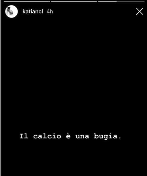 FOTO - Katia Ancelotti su Instagram: "Il calcio è bugia"