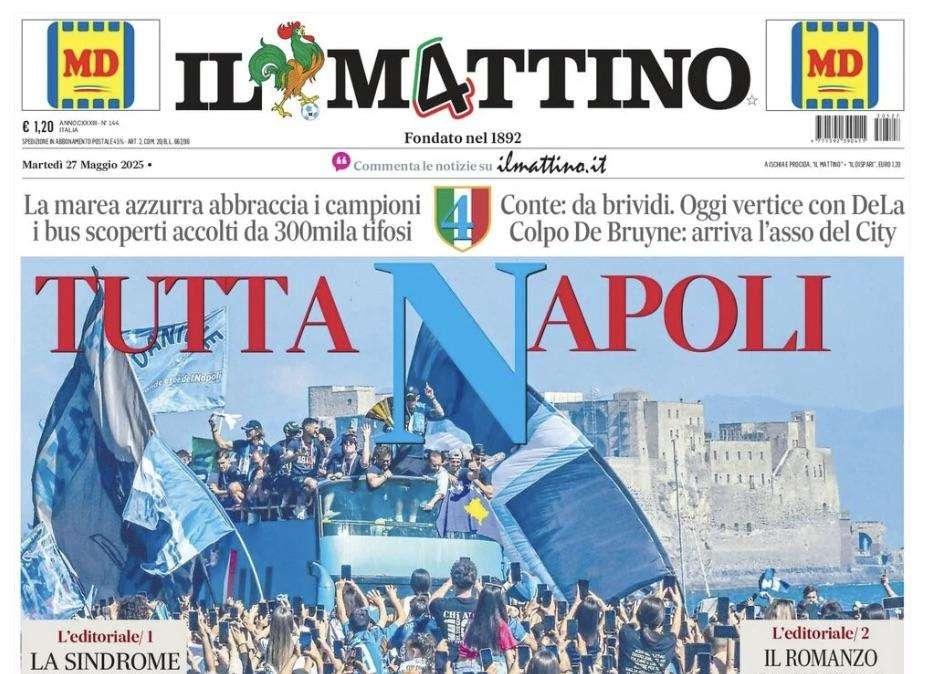 Il Mattino: "Tutta Napoli"