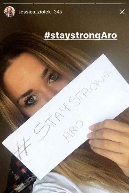 FOTO - Lady Milik lancia l'hashtag per supportare Arek: #StayStrongAro