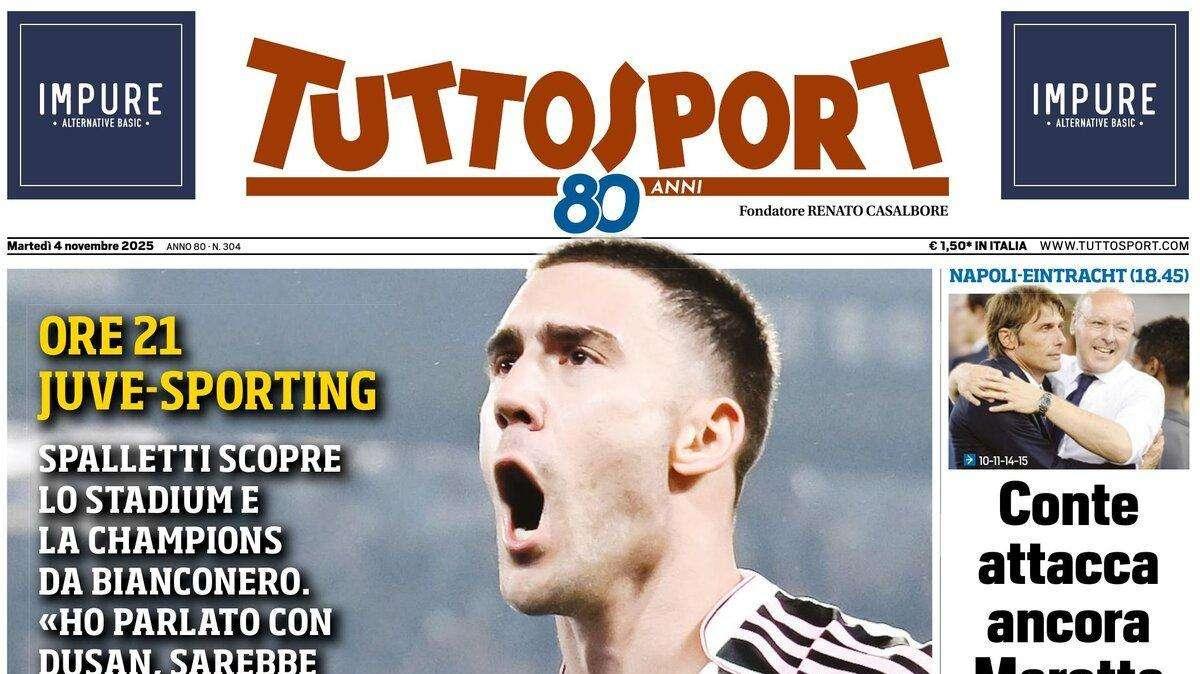 Tuttosport sul Napoli: "Conte attacca ancora Marotta"